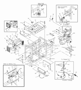 Part Location Diagram of JB4509AGS Briggs and Stratton SHIELD, Heat
